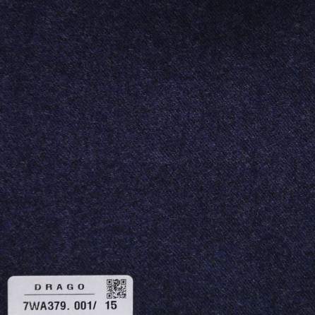 7WA379.001/15 Drago - Vải Suit xanh dương trơn